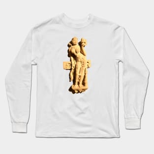 Woman Buddhist Sculpture/ Swiss Artwork Photography Long Sleeve T-Shirt